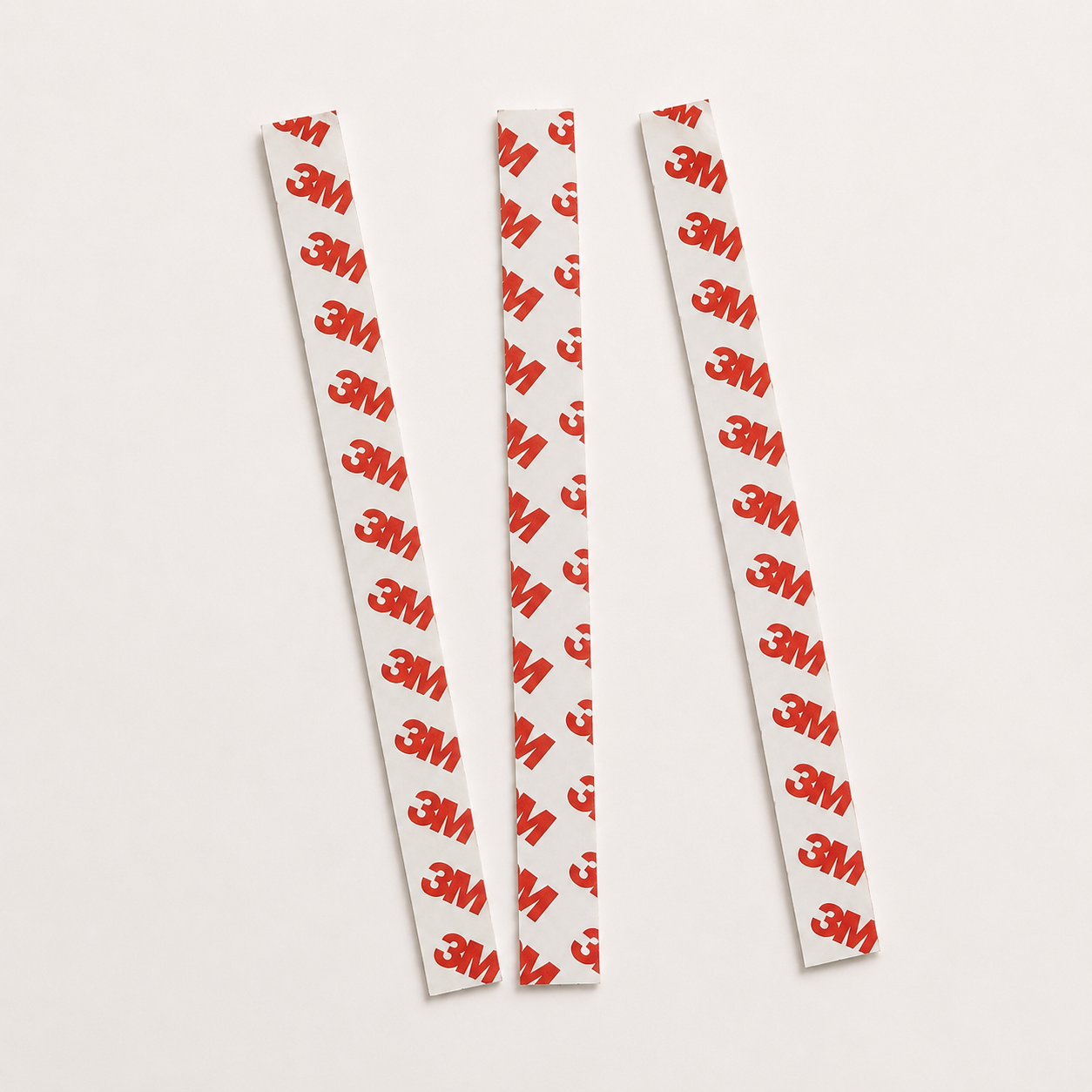 Magnetic strip products arranged on a studio surface