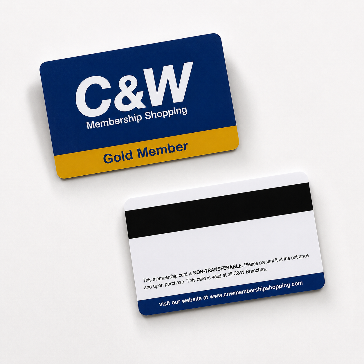 PVC membership cards with magnetic stripe